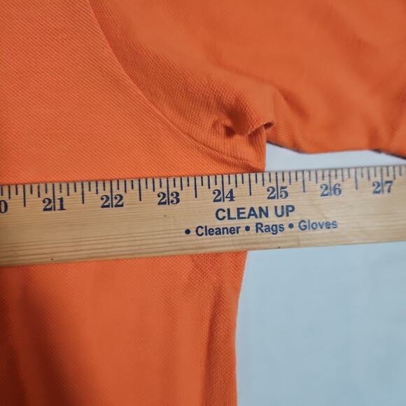 Lacoste Polo Shirt Mens 4XL (9) Cotton Embroidered Croc Logo Peach Tag 9 Preppy - Picture 3 of 9